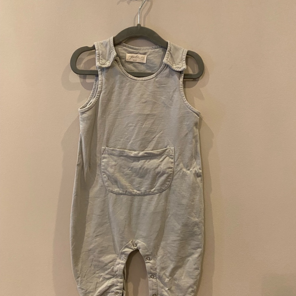 Pehr Light Sage Green Overalls
